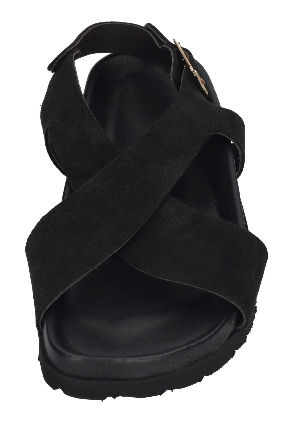 ESPADRIJ L'ORIGINALE Damen Sandalette ROMAIN VELOUR SANDAL noir