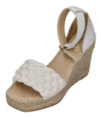 ESPADRIJ L'ORIGINALE Damen Sandalette - SAINT TROPEZ TRESSE - blanc