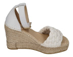 ESPADRIJ L'ORIGINALE Damen Sandalette - SAINT TROPEZ TRESSE - blanc