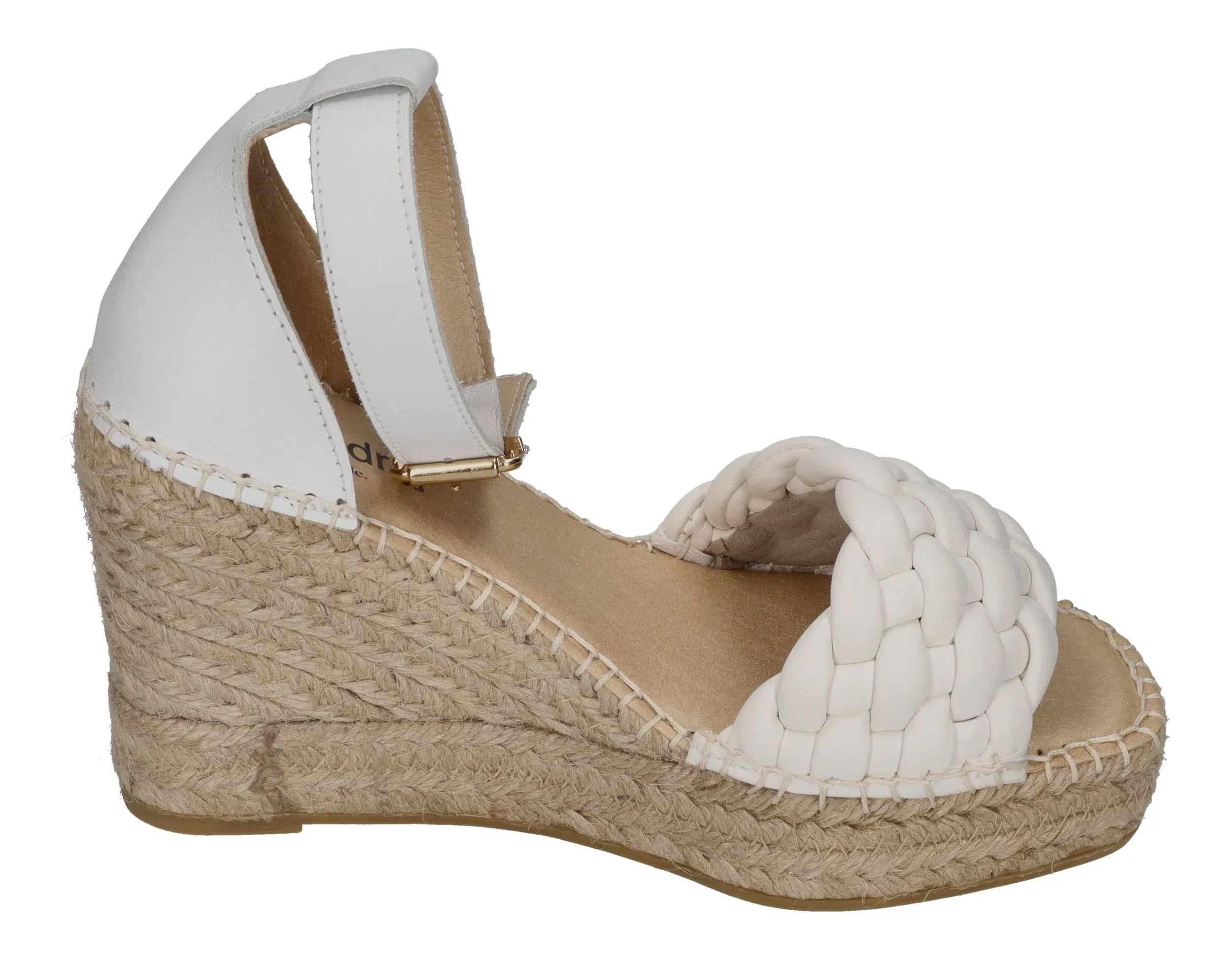 ESPADRIJ L'ORIGINALE Damen Sandalette - SAINT TROPEZ TRESSE - blanc