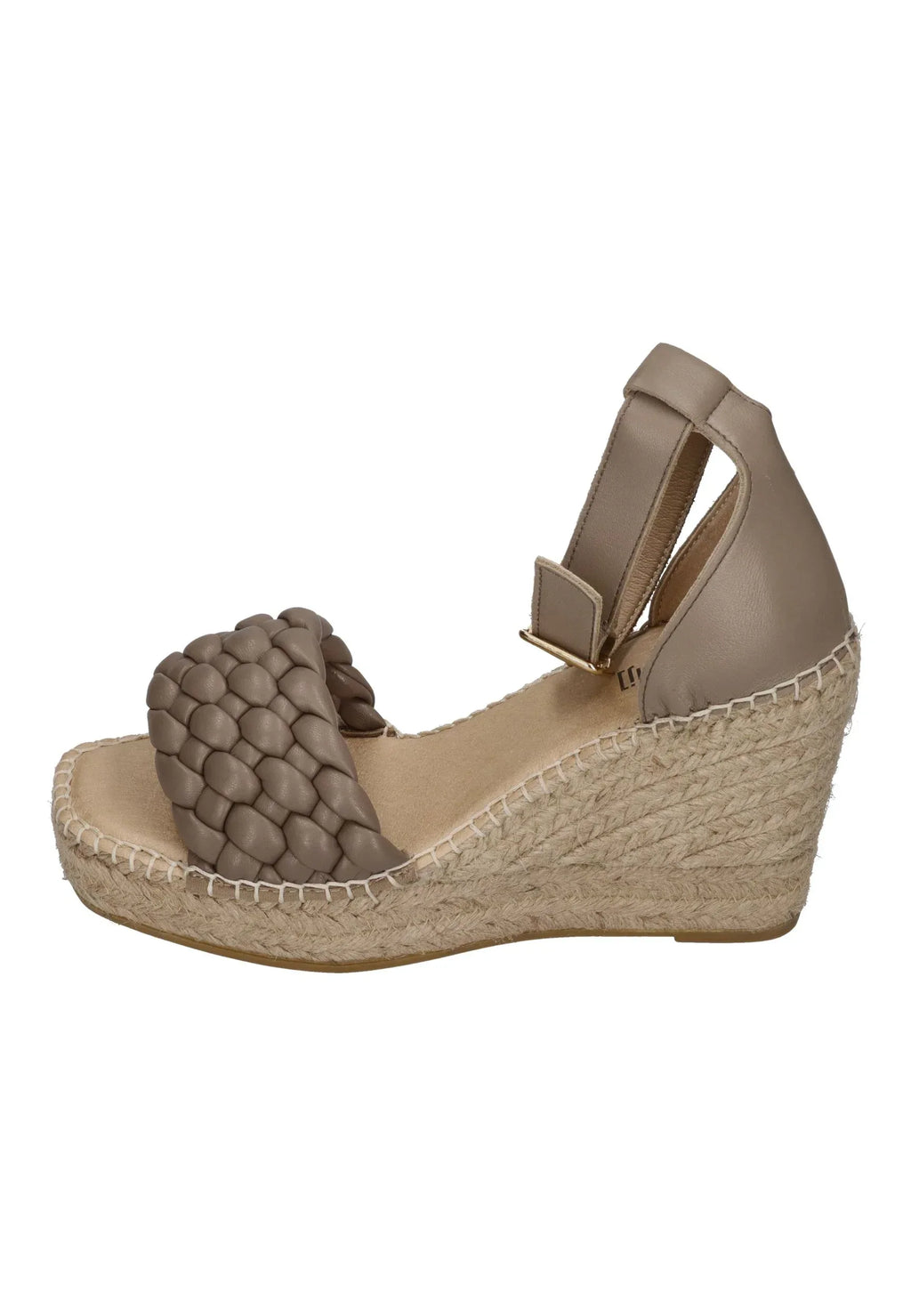 ESPADRIJ L'ORIGINALE Damen Sandalette SAINT TROPEZ TRESSE taupe