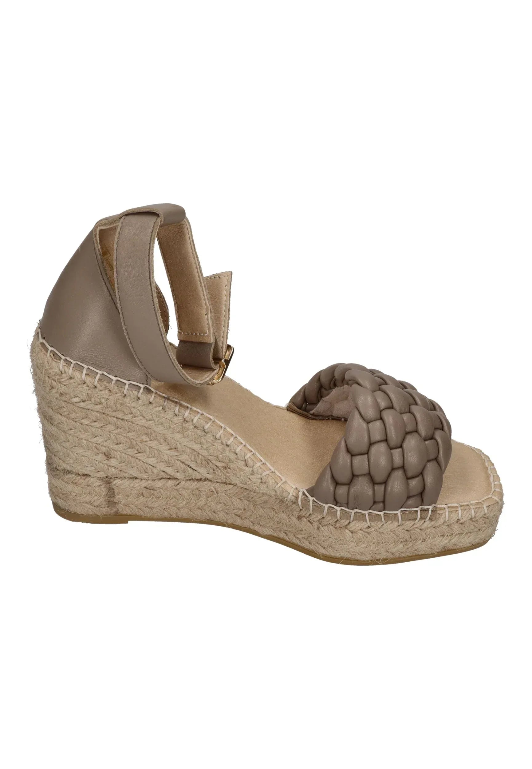 ESPADRIJ L'ORIGINALE Damen Sandalette SAINT TROPEZ TRESSE taupe