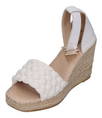 ESPADRIJ L'ORIGINALE Damen Sandalette - SAINT TROPEZ - blanc – Sandale