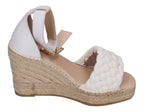 ESPADRIJ L'ORIGINALE Damen Sandalette - SAINT TROPEZ - blanc – Sandale – Bild 4