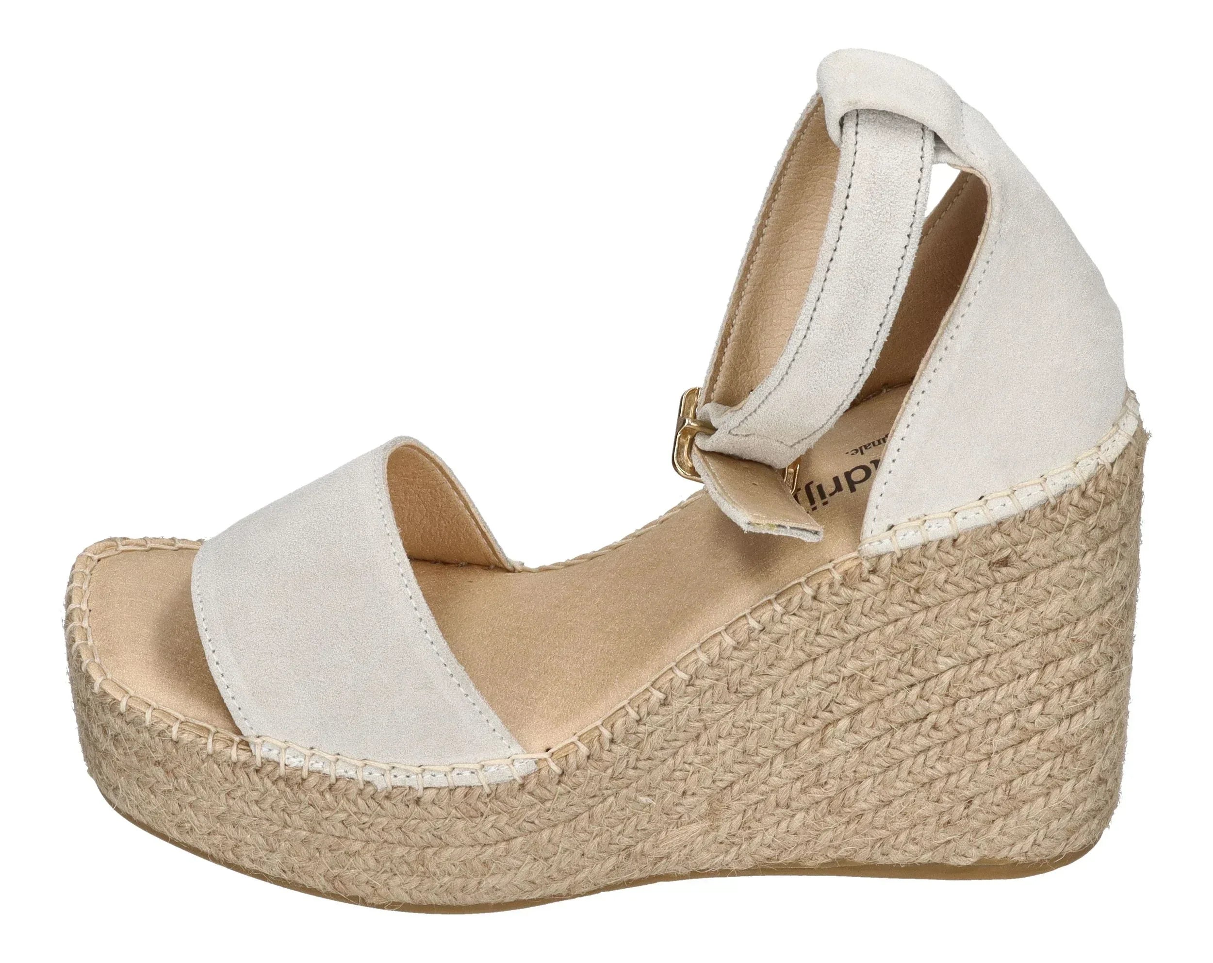ESPADRIJ L'ORIGINALE Damen Sandaletten DIJON VELOUR sand