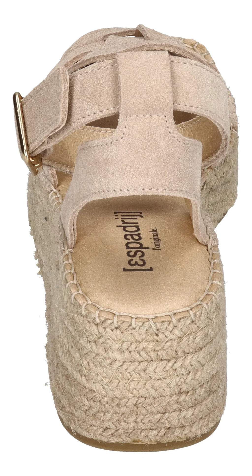 ESPADRIJ L'ORIGINALE Damen Sandaletten TOURS VELOUR HIGH beige