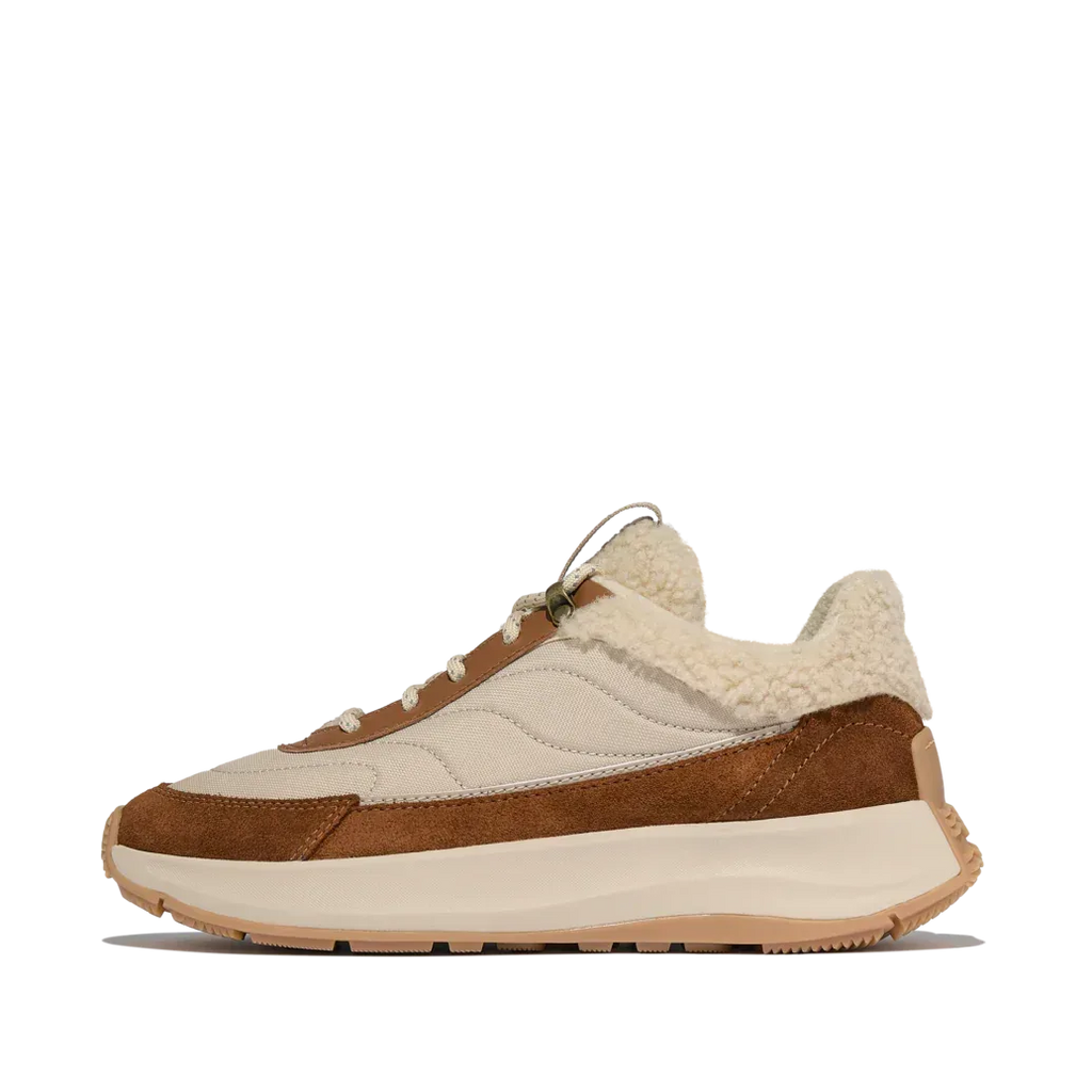 FITFLOP Sneakers F-MODE FLOW SHEARLING MIX deep tan camel – Sneaker | shoedealo.shop – Bild 7
