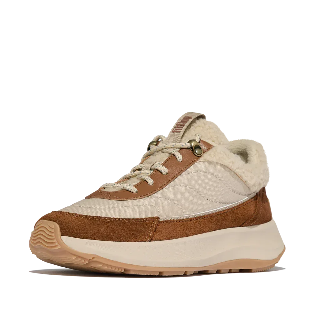 FITFLOP Sneakers F-MODE FLOW SHEARLING MIX deep tan camel – Sneaker | shoedealo.shop – Bild 6