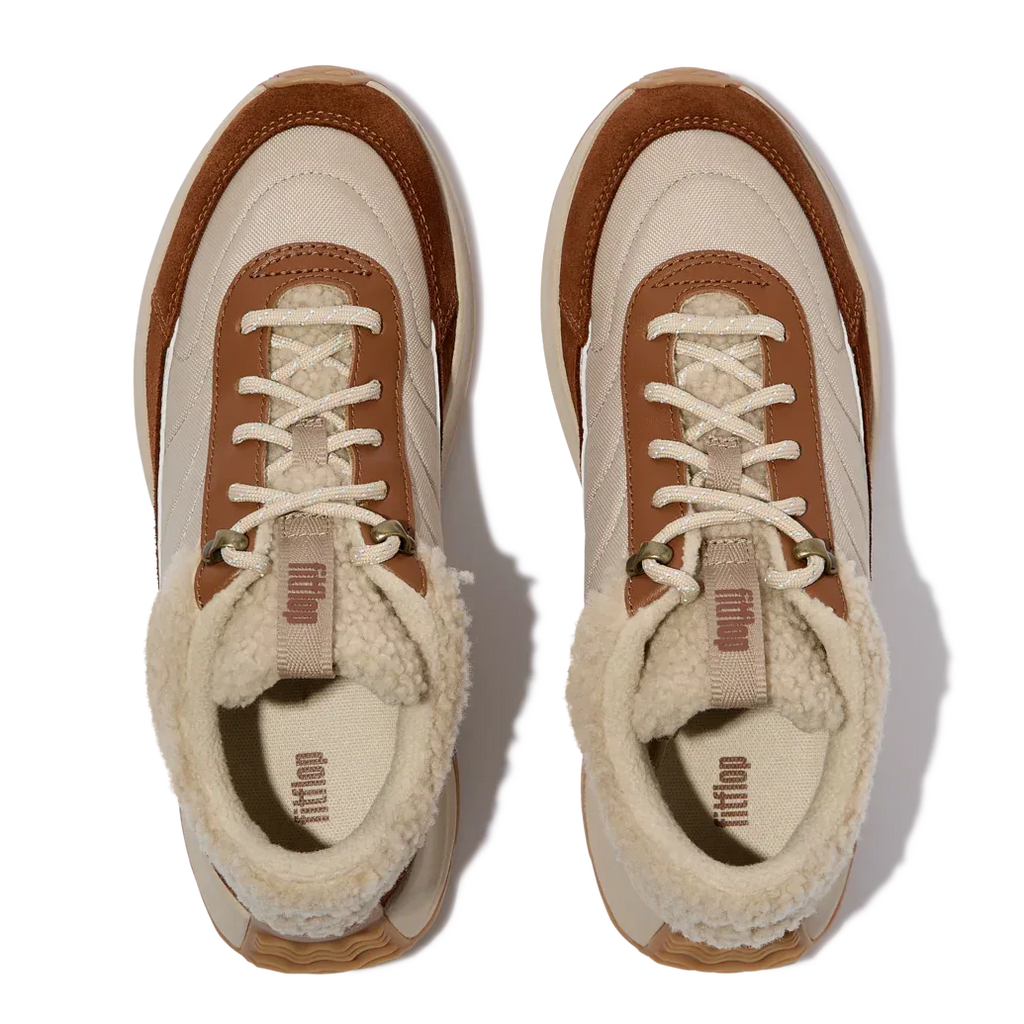 FITFLOP Sneakers F-MODE FLOW SHEARLING MIX deep tan camel – Sneaker | shoedealo.shop – Bild 9