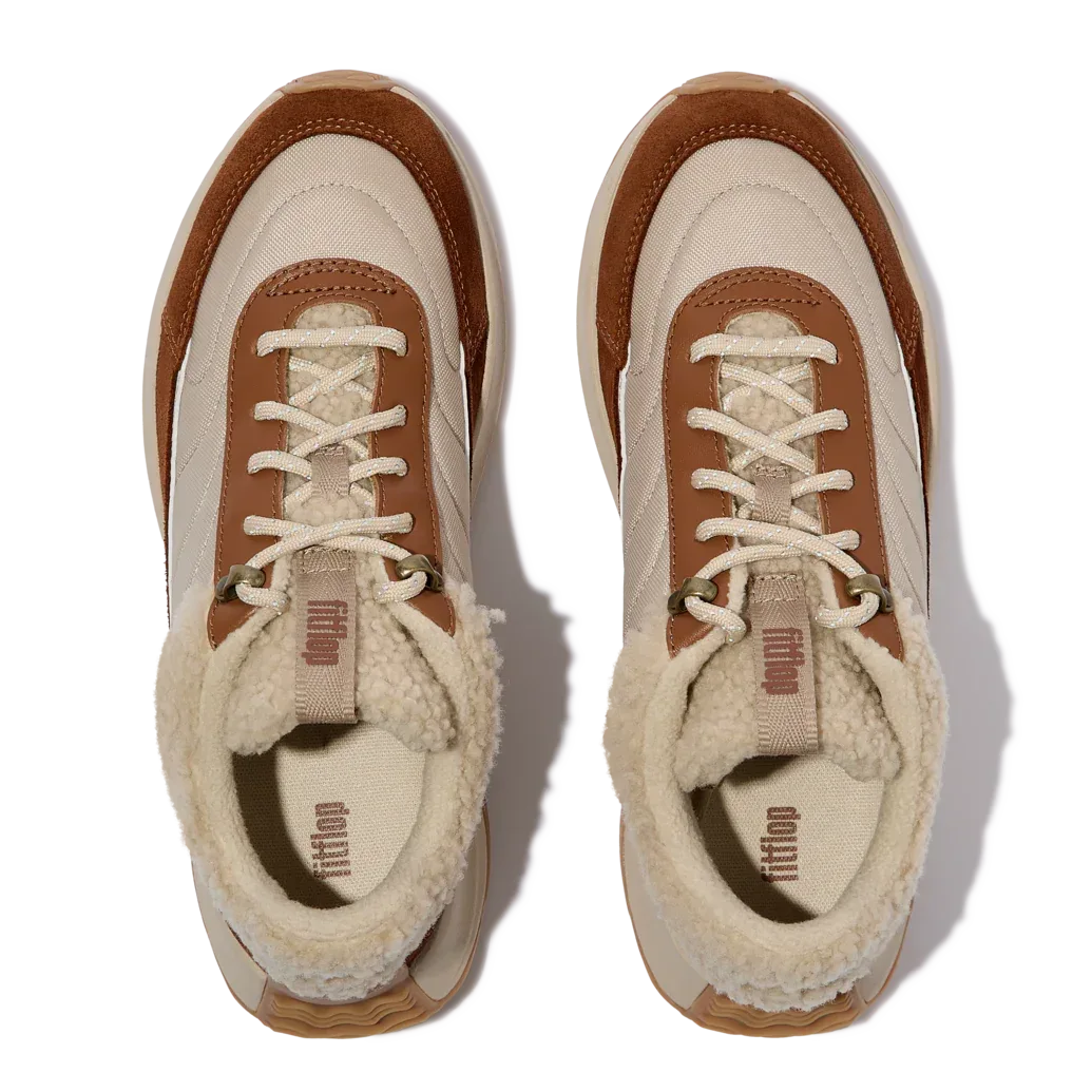 FITFLOP Sneakers F-MODE FLOW SHEARLING MIX deep tan camel – Sneaker | shoedealo.shop – Bild 9