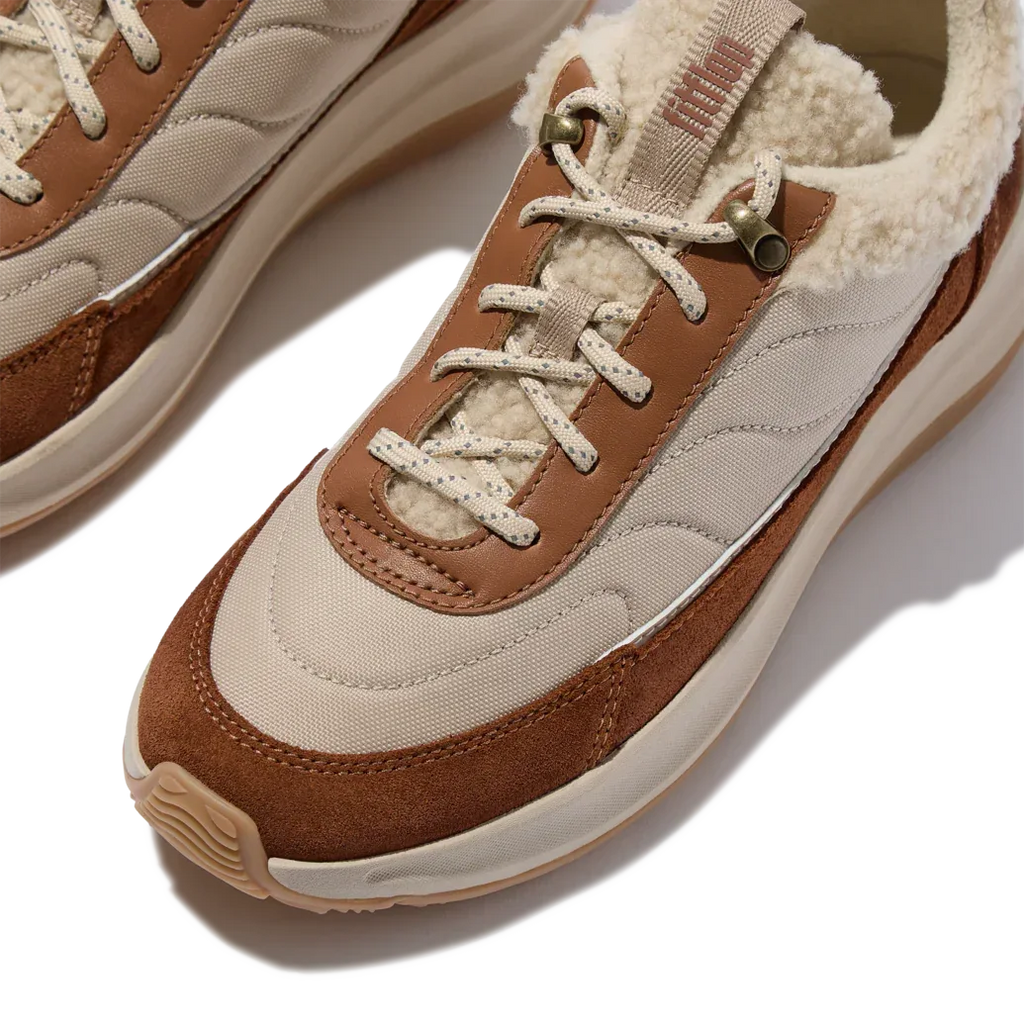 FITFLOP Sneakers F-MODE FLOW SHEARLING MIX deep tan camel – Sneaker | shoedealo.shop – Bild 10