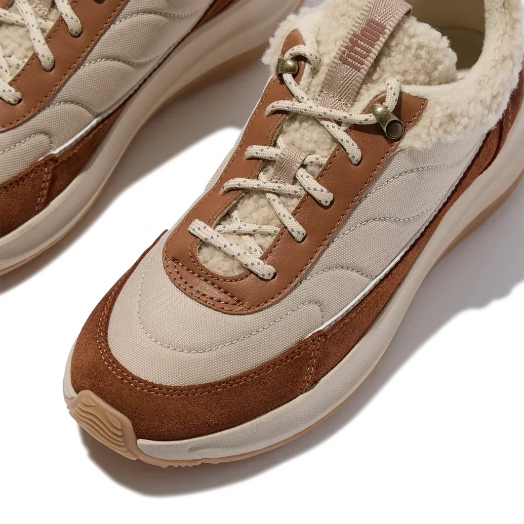 FITFLOP Sneakers F-MODE FLOW SHEARLING MIX deep tan camel – Sneaker | shoedealo.shop – Bild 10