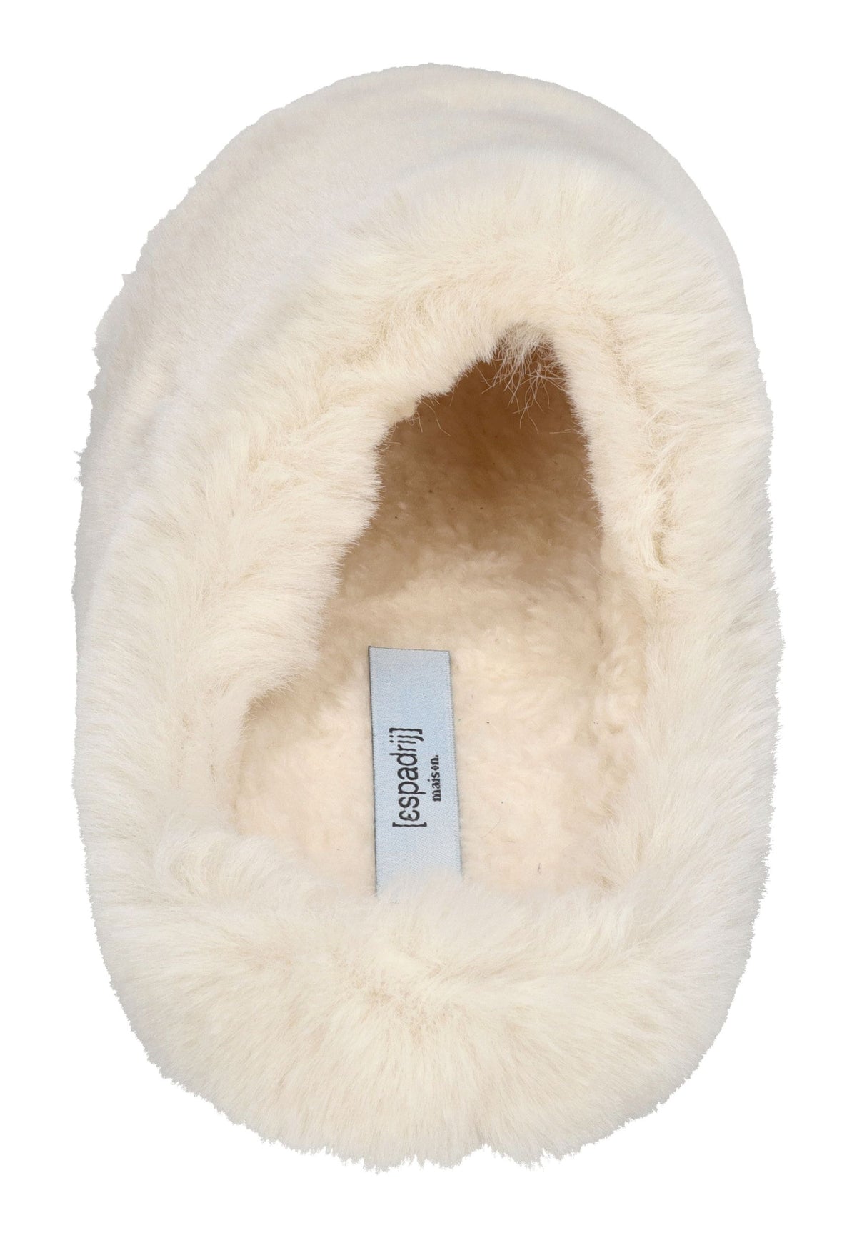 ESPADRIJ L'ORIGINALE Damen Hausschuhe CHAUSSON FURRY beige