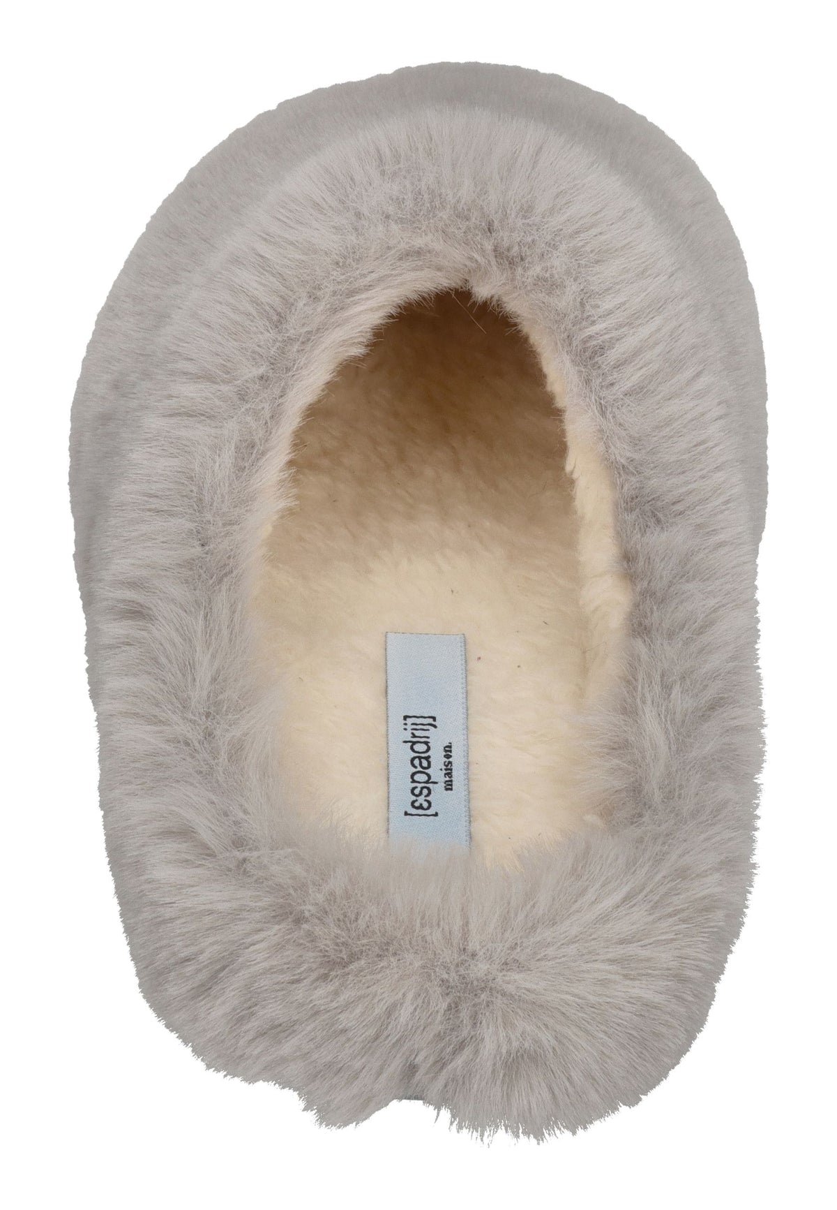 ESPADRIJ L'ORIGINALE Damen Hausschuhe CHAUSSON FURRY gris