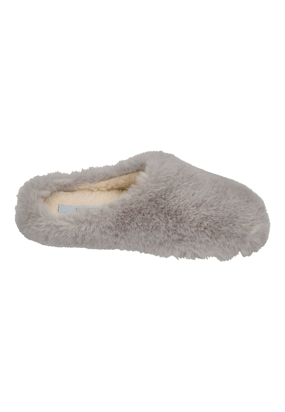 ESPADRIJ L'ORIGINALE Damen Hausschuhe CHAUSSON FURRY gris