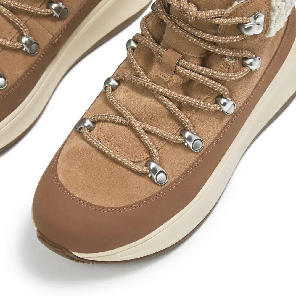FITFLOP Damen-Booties F-MODE TEDDY-COLLAR WARM desert tan – Booties | shoedealo.shop – Bild 7