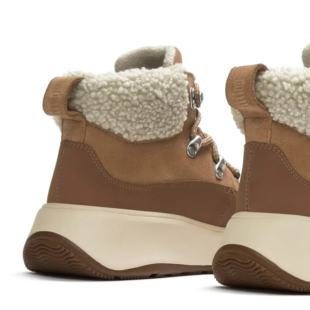FITFLOP Damen-Booties F-MODE TEDDY-COLLAR WARM desert tan – Booties | shoedealo.shop – Bild 10