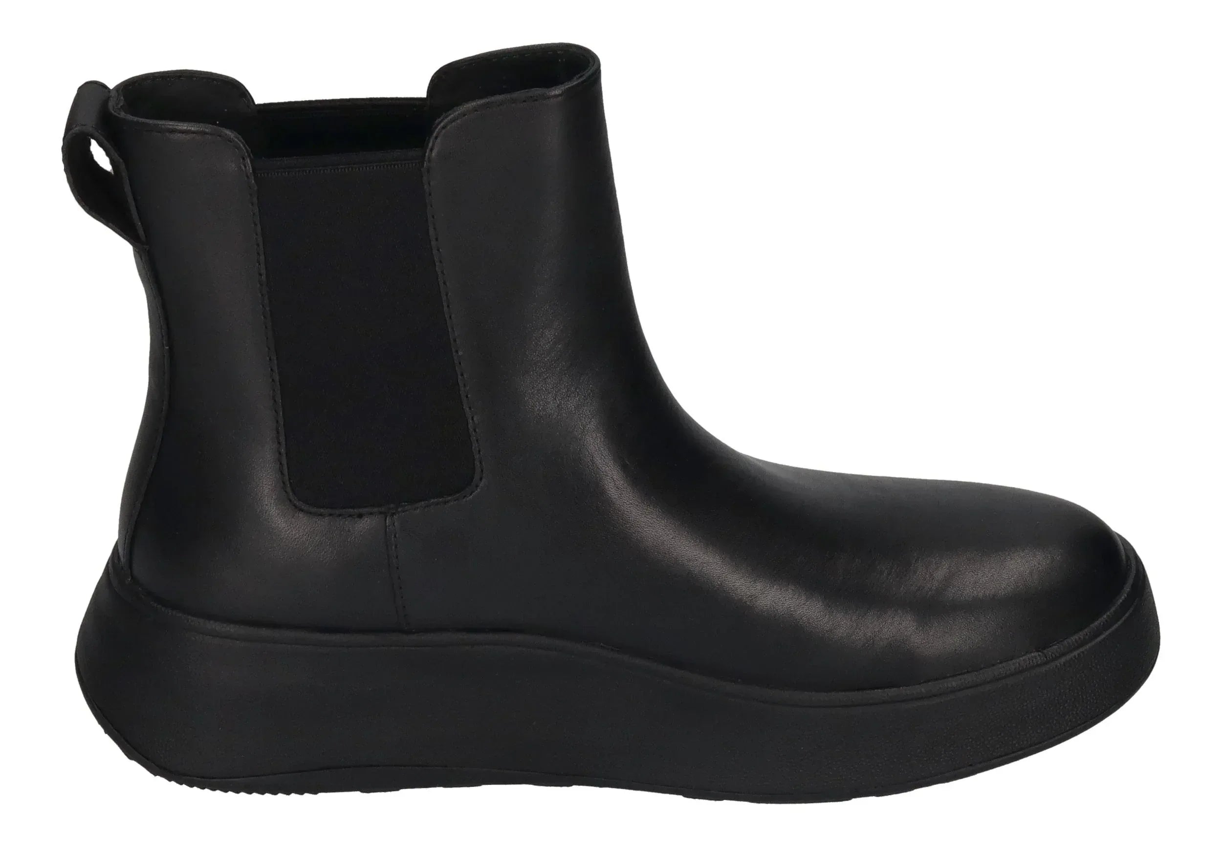 FITFLOP Chelsea Boots F MODE LEATHER FLATFORM FH4 black