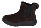 FITFLOP Chelsea Boots F MODE SUEDE FLATFORM FK3 choco