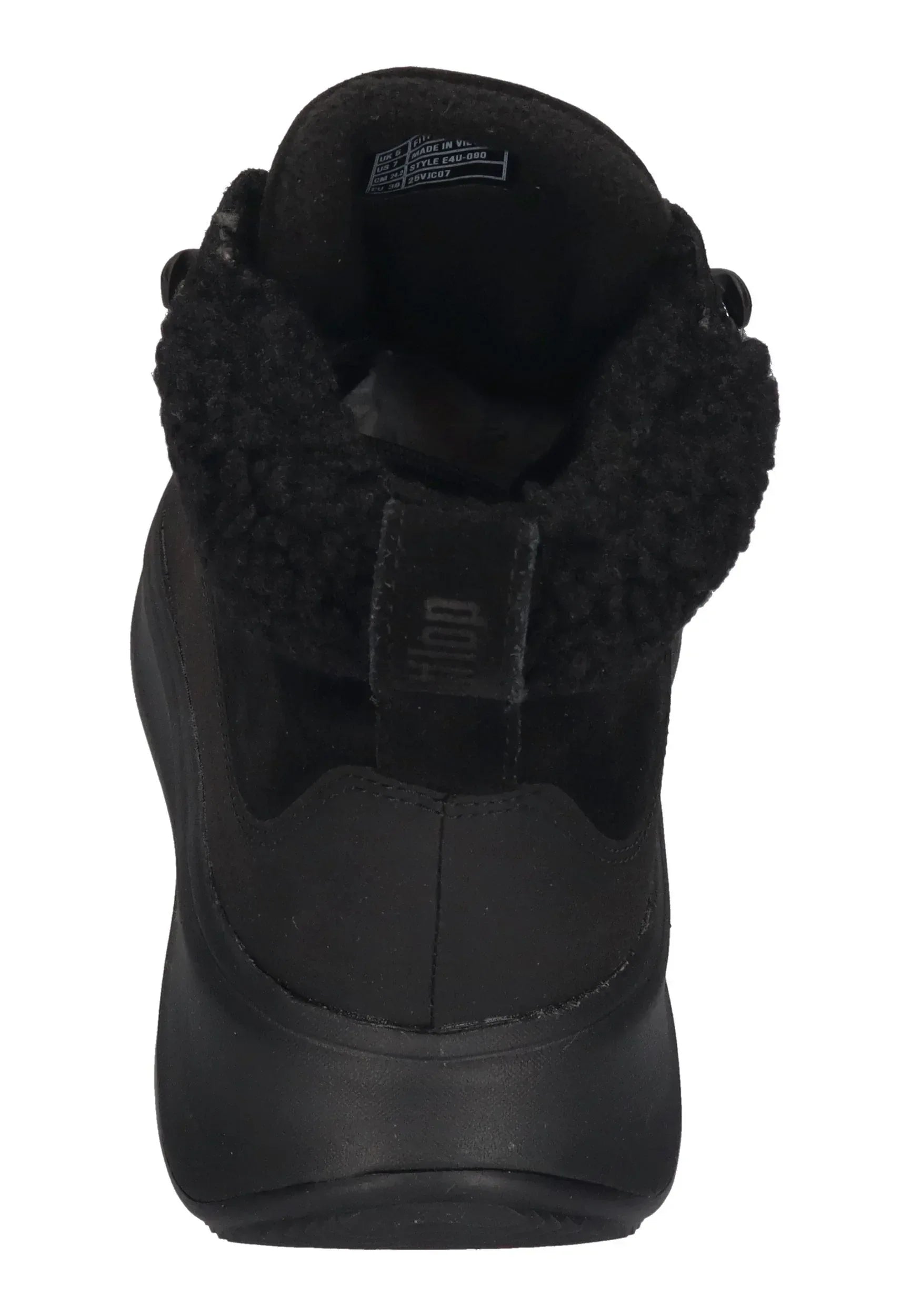 FITFLOP Damen-Booties F-MODE TEDDY-COLLAR WARM all black