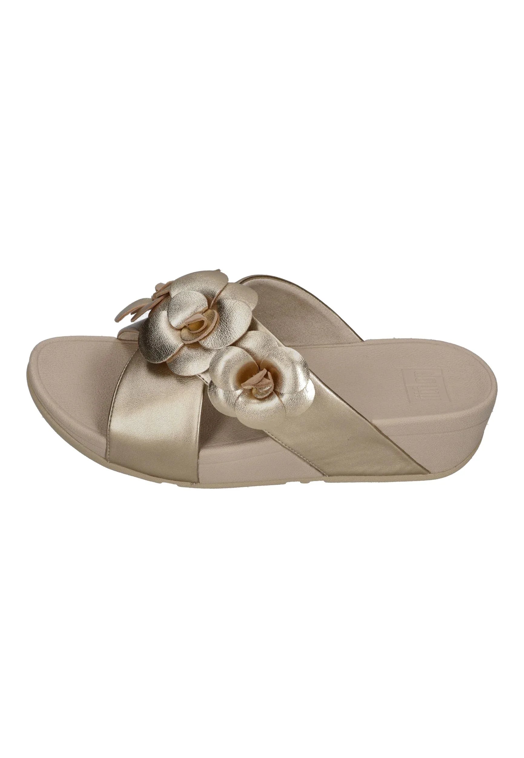 FitFlop - LULU FLOWER CROSS SLIDES - Damen - Pantoletten | Nur bei shoedealo.shop, deinem Onlineshop für Schuhe mit Sti – Bild 2