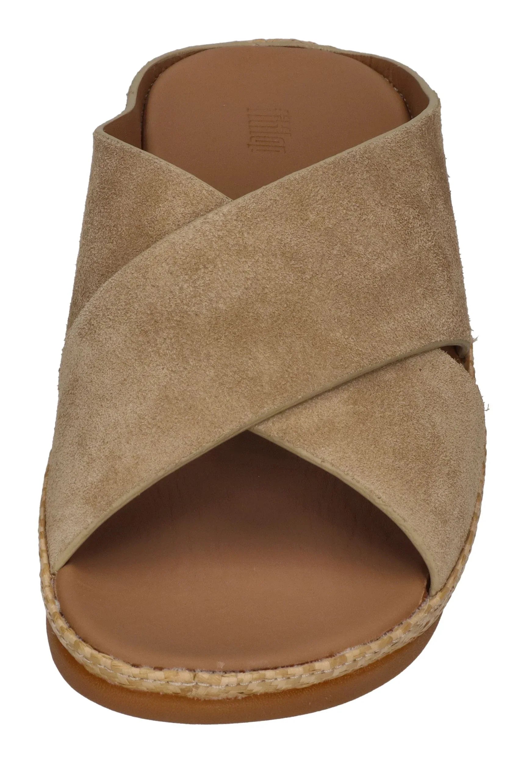FitFlop - LULU LUX GRAPHIC-WEAVE SUEDE CROSS SLIDES - Damen - Pantoletten | Nur bei shoedealo.shop, deinem Onlineshop f – Bild 3