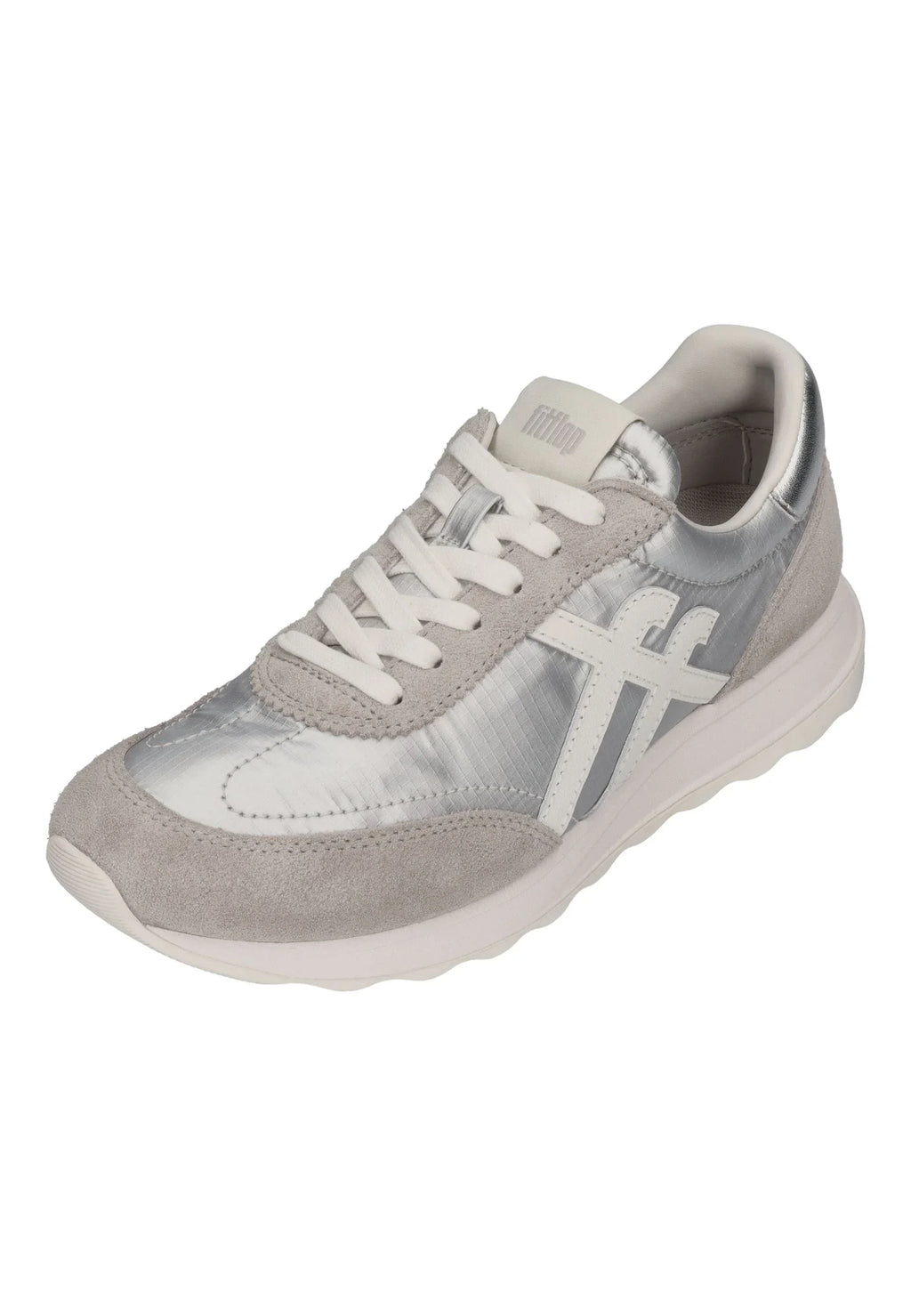FITFLOP Damen Sneakers RETRO-Q FF silver urban white