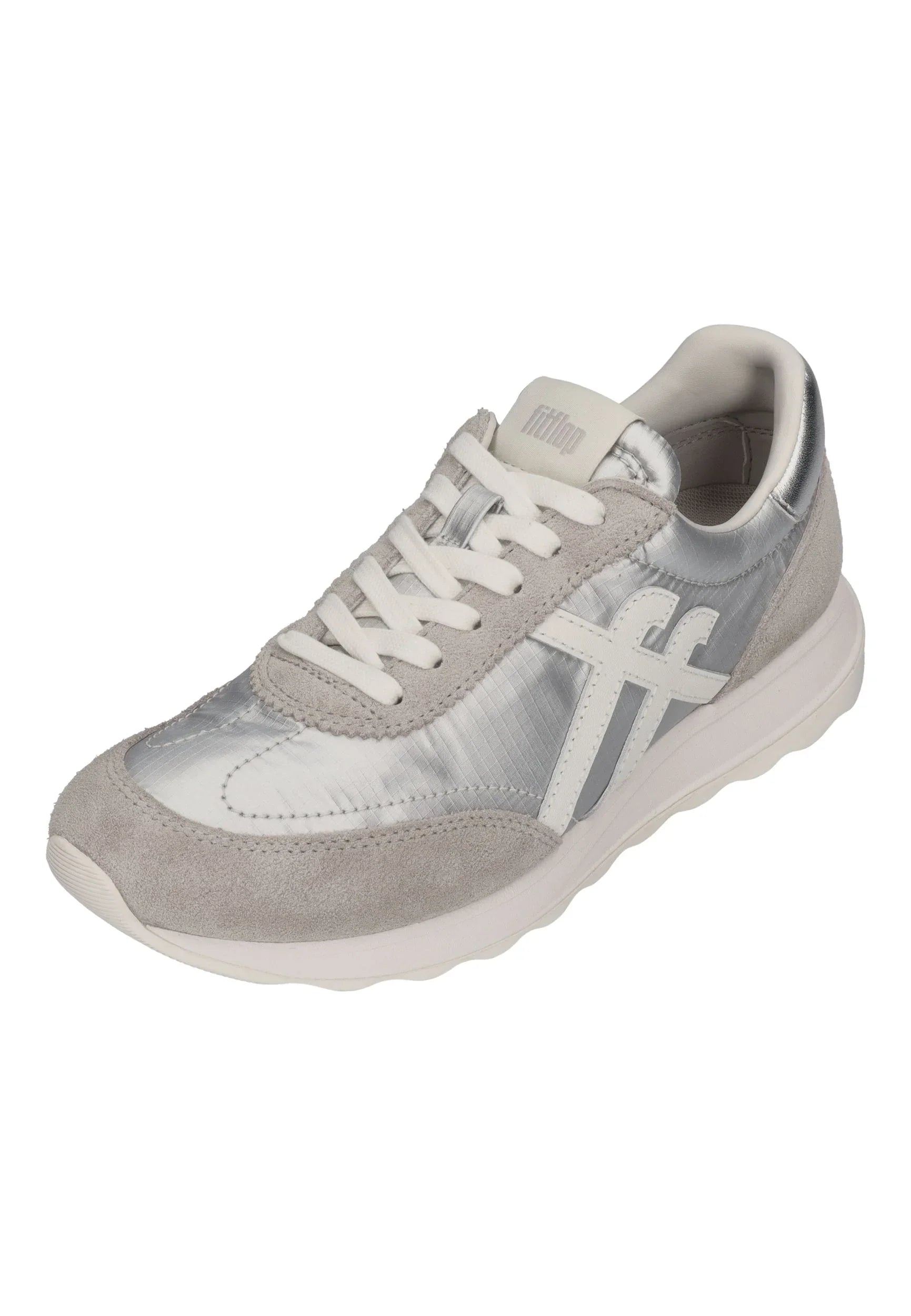 FITFLOP Damen Sneakers RETRO-Q FF silver urban white