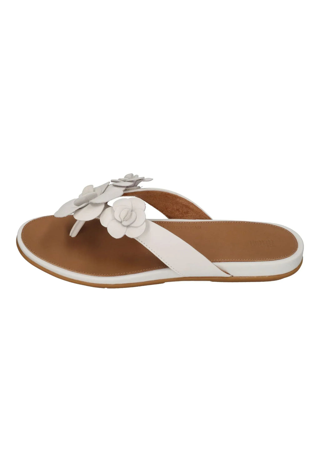 FITFLOP Damen Zehentrenner GRACIE FLOWER LEATHER urban white