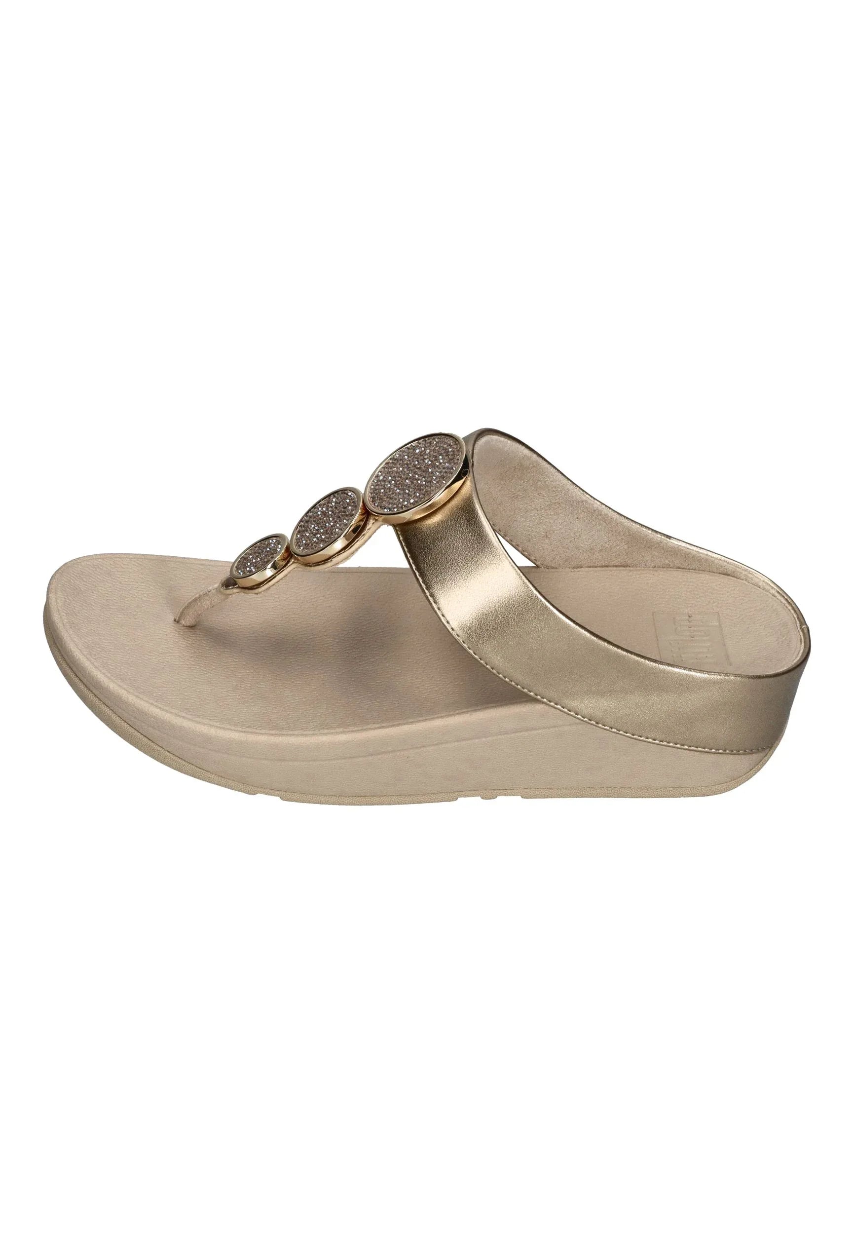 FitFlop - HALO BEAD-CIRCLE METALLIC TOE-POST SANDALS - Damen - Zehentrenner | Nur bei shoedealo.shop, deinem Onlineshop – Bild 2