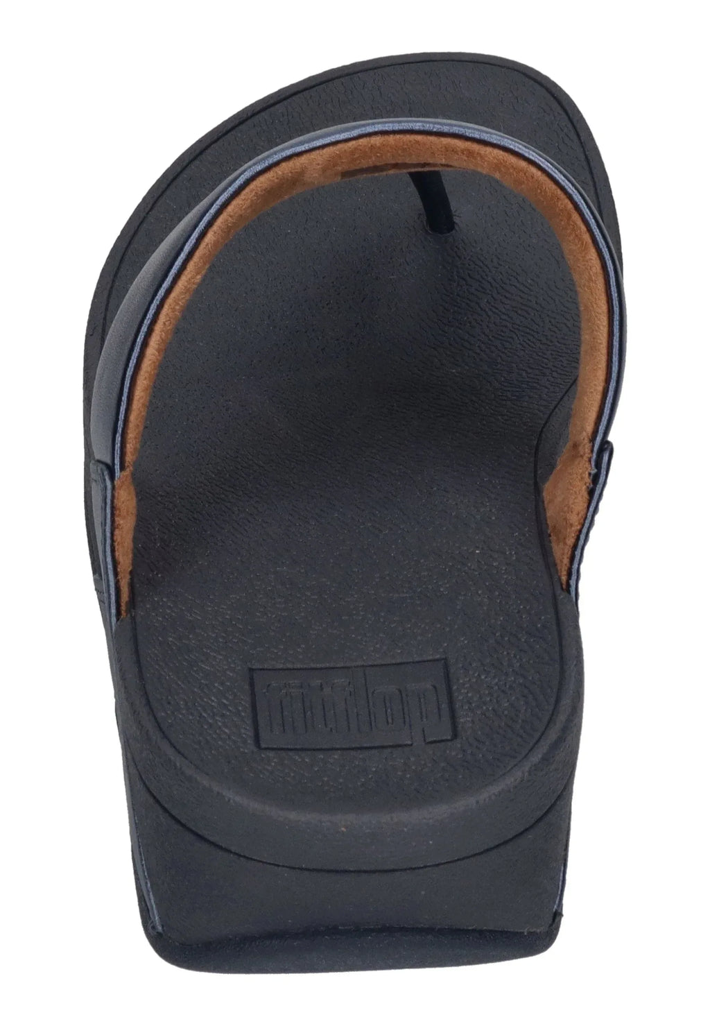 FITFLOP Damen Zehentrenner LULU LEATHER TOE POST metallic cosmic blue