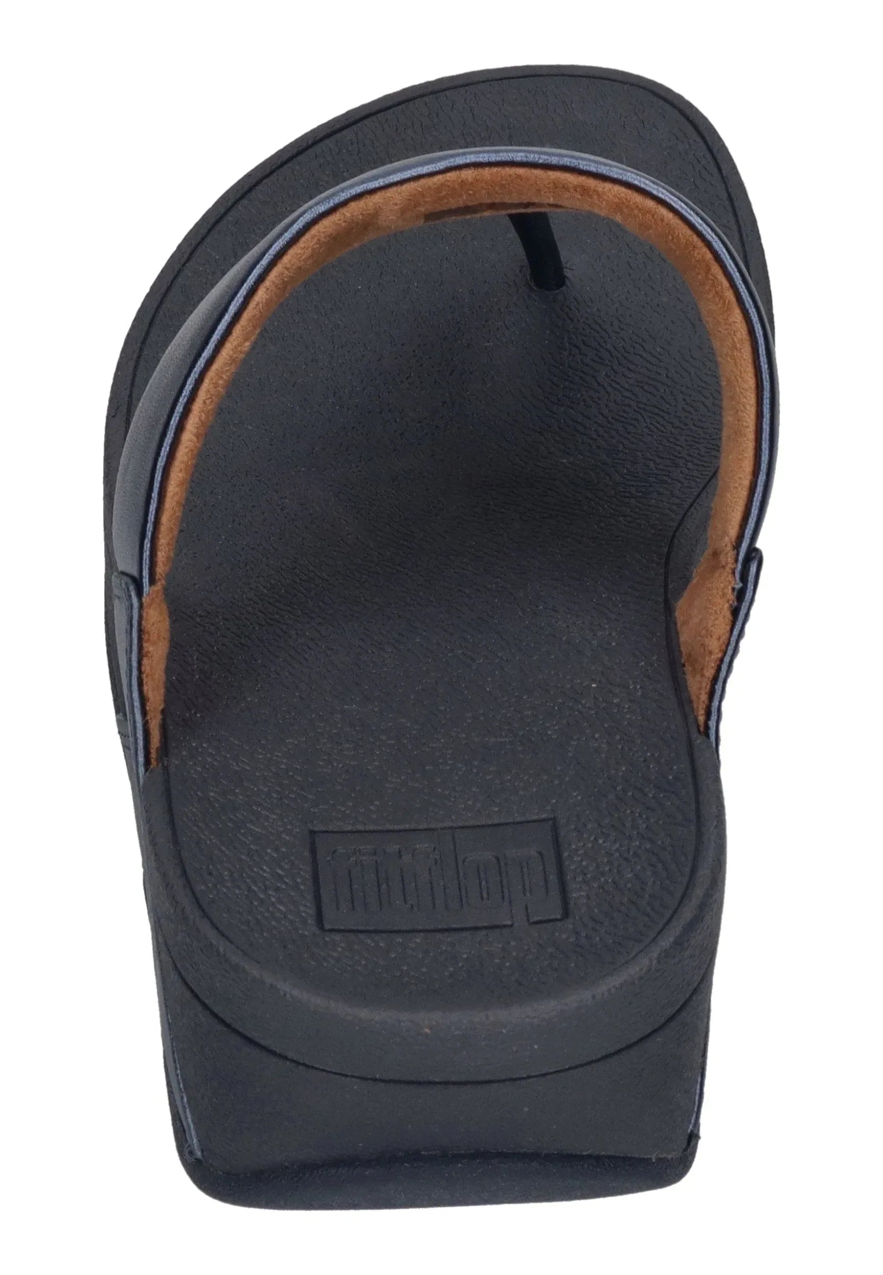 FITFLOP Damen Zehentrenner LULU LEATHER TOE POST metallic cosmic blue