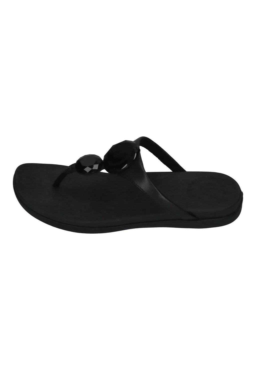 FitFlop - SOLAY GLOSSY-DISC TOE-POST SANDALS - Damen - Zehentrenner | Nur bei shoedealo.shop, deinem Onlineshop für Sch – Bild 2