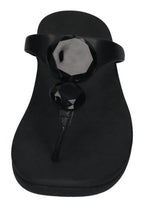 FitFlop - SOLAY GLOSSY-DISC TOE-POST SANDALS - Damen - Zehentrenner | Nur bei shoedealo.shop, deinem Onlineshop für Sch – Bild 3
