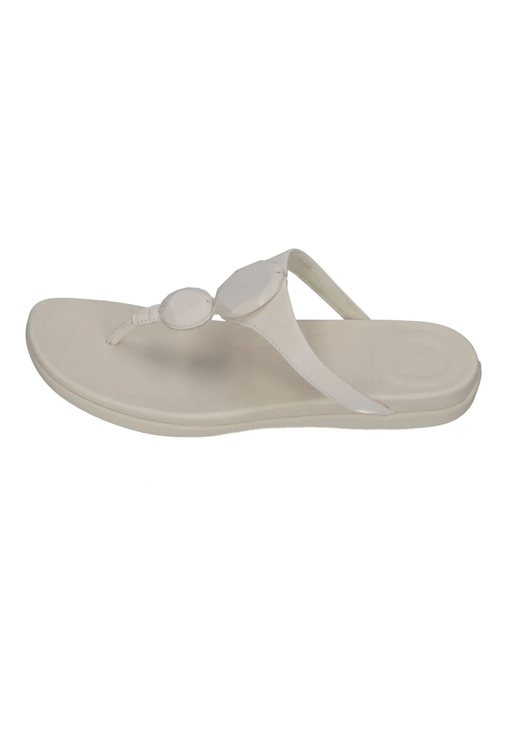 FitFlop - SOLAY GLOSSY-DISC TOE-POST SANDALS - Damen - Zehentrenner | Nur bei shoedealo.shop, deinem Onlineshop für Sch – Bild 2