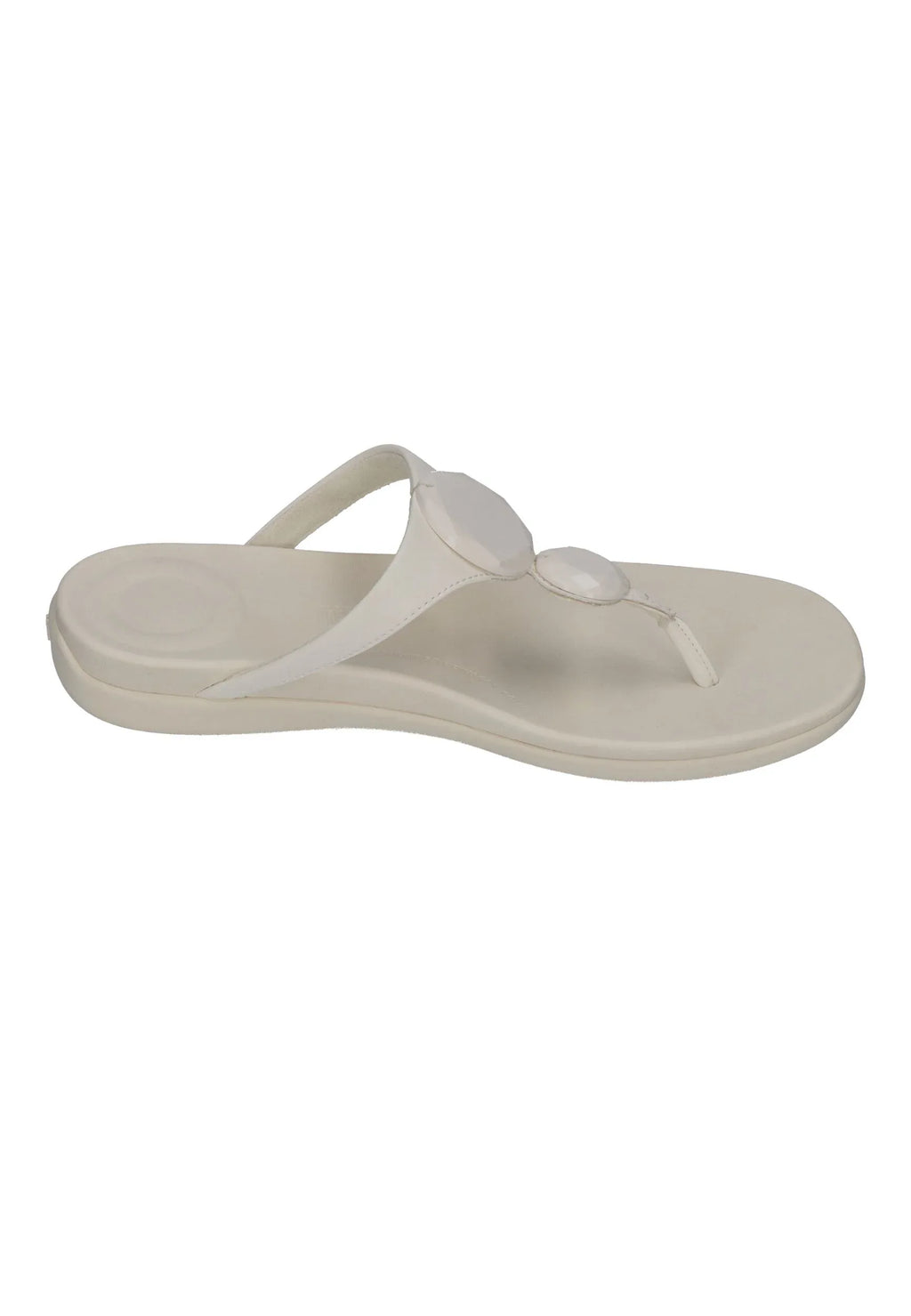 FitFlop - SOLAY GLOSSY-DISC TOE-POST SANDALS - Damen - Zehentrenner | Nur bei shoedealo.shop, deinem Onlineshop für Sch – Bild 4