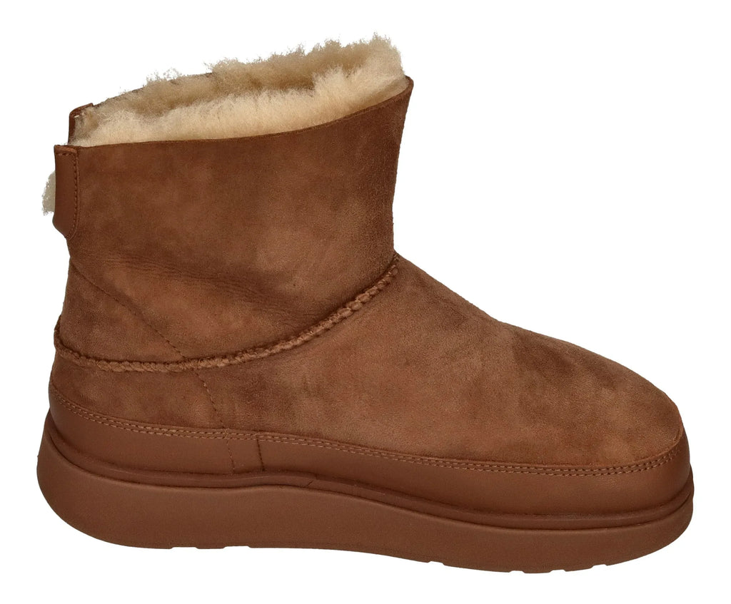 FITFLOP - GEN-FF MINI DOUBLE FACED BOOTS - desert tan