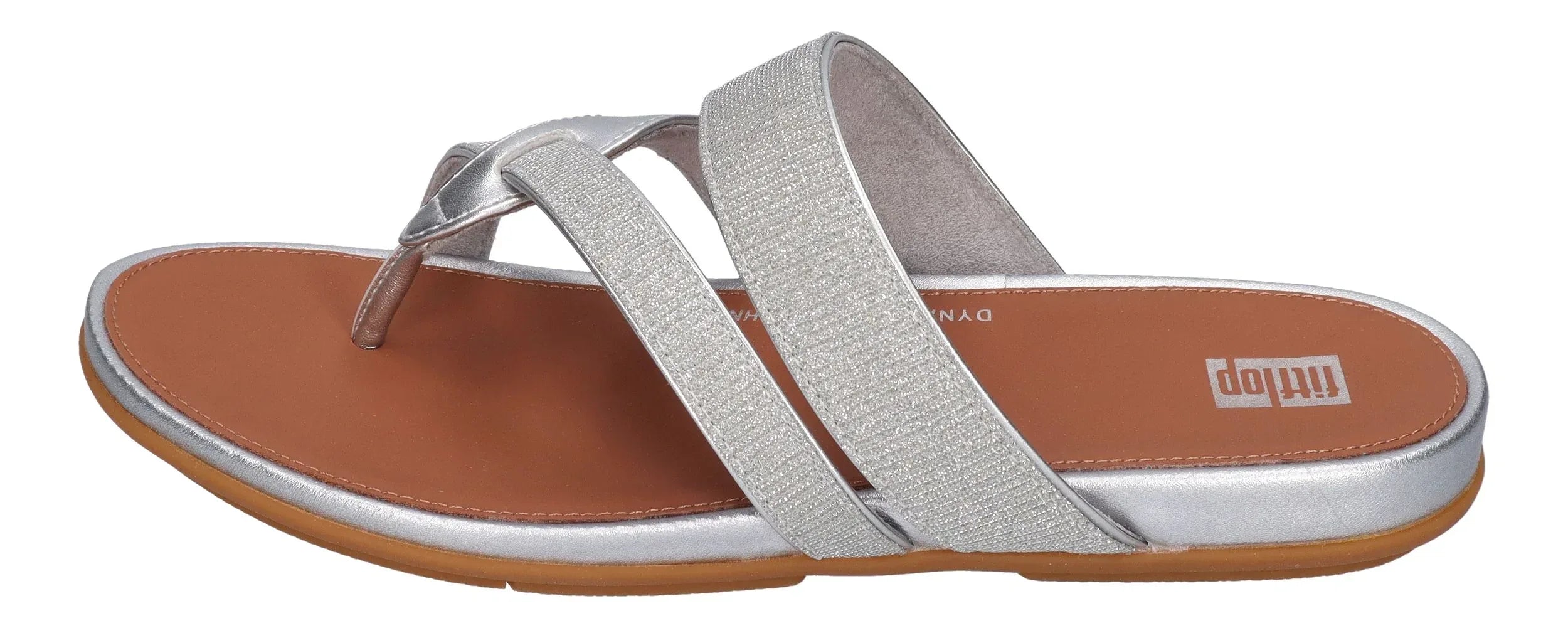 FITFLOP Damen GRACIE SHIMMERLUX STRAPPY SANDALS HQ2 silver
