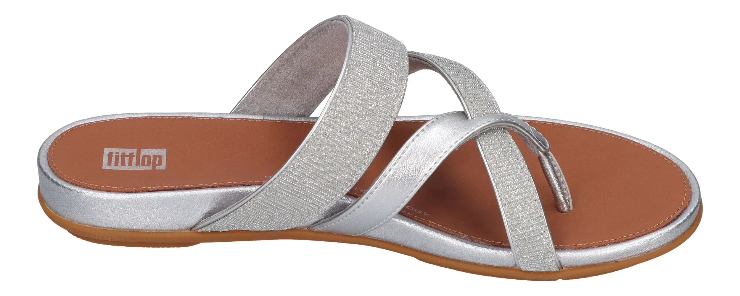 FITFLOP Damen GRACIE SHIMMERLUX STRAPPY SANDALS HQ2 silver