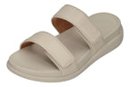 FITFLOP Damen Pantolette F-MODE GO ADJ TWO-BAR SLIDES paris beige