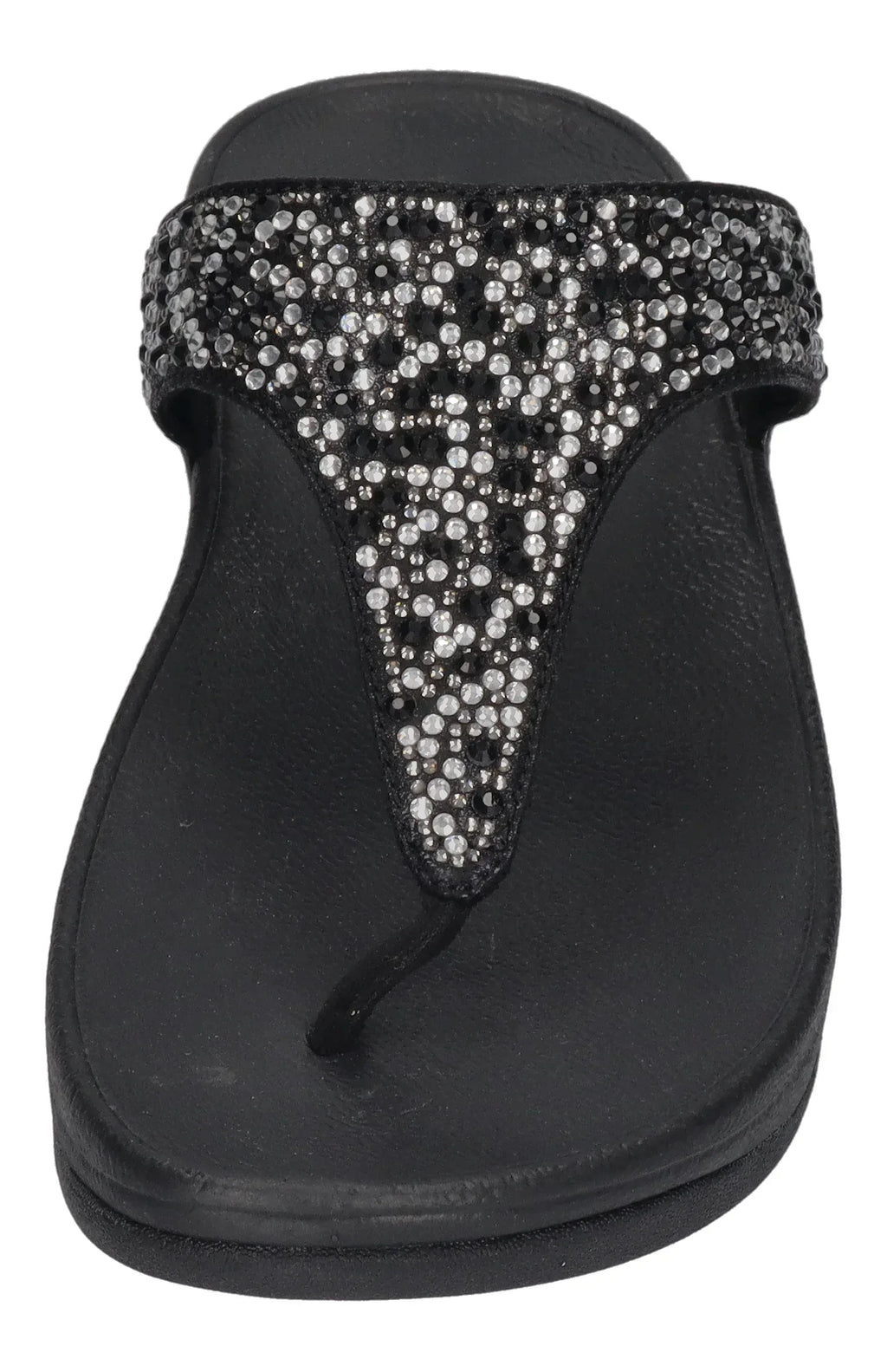 FITFLOP Zehentrenner LULU CRYSTAL-MIX TOE-POST all black