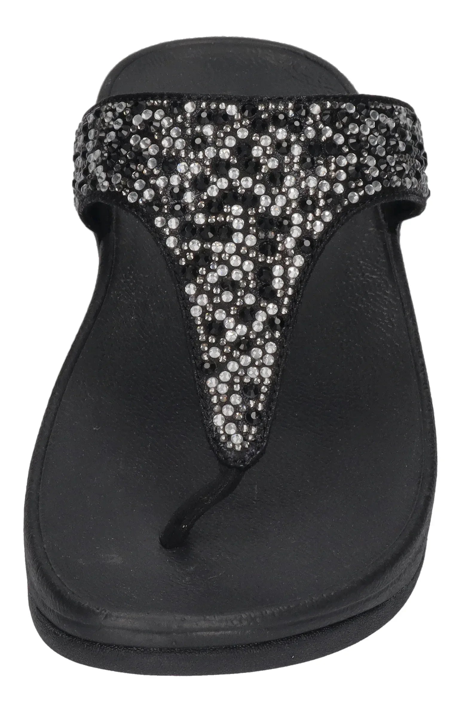 FITFLOP Zehentrenner LULU CRYSTAL-MIX TOE-POST all black