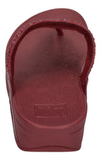 FITFLOP Zehentrenner LULU CRYSTAL-MIX TOE-POST luxe plum