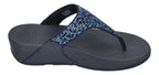 FITFLOP Zehentrenner LULU CRYSTAL-MIX TOE-POST midnight navy
