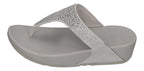 FITFLOP Zehentrenner LULU CRYSTAL-MIX TOE-POST silver