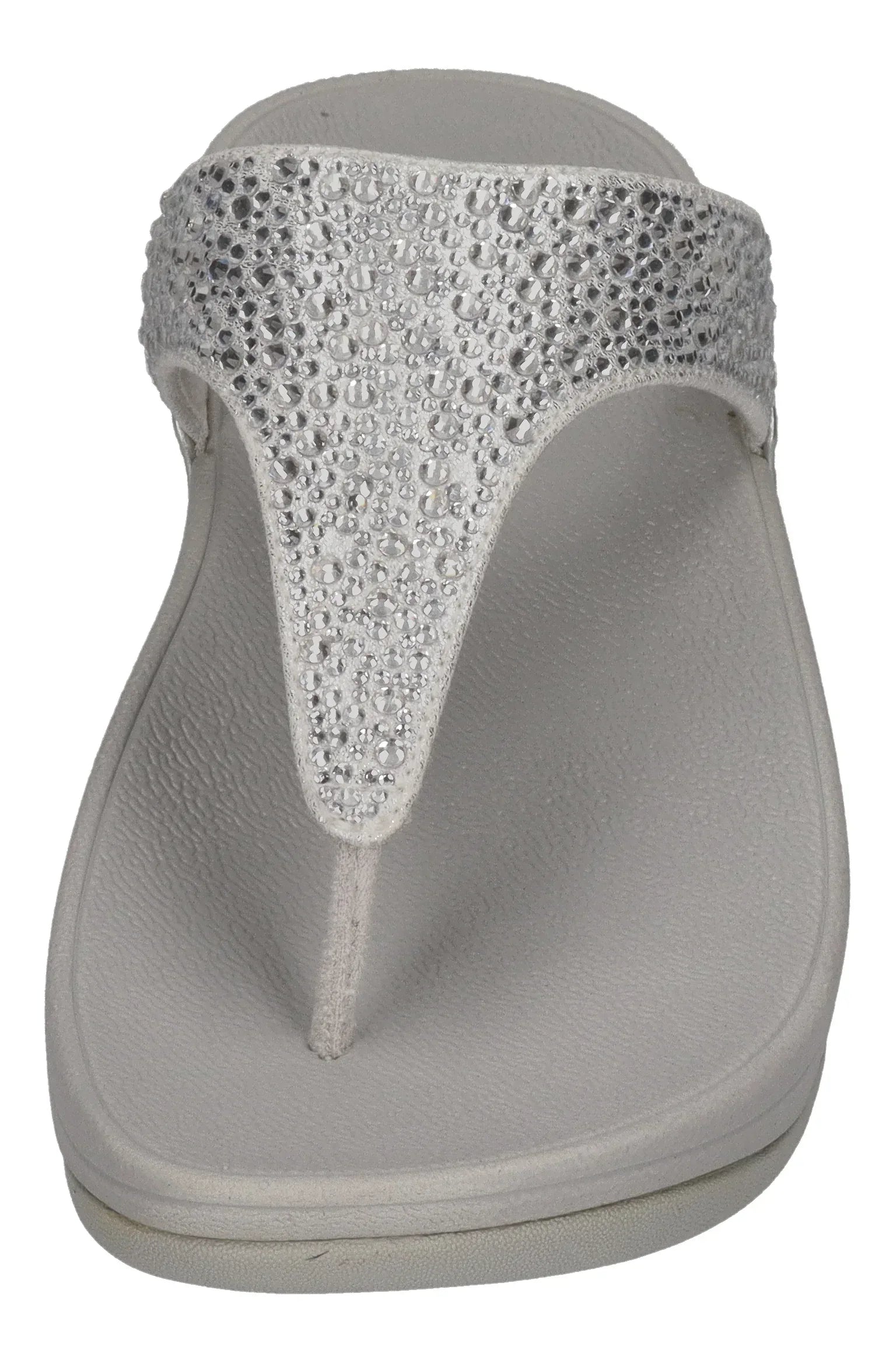 FITFLOP Zehentrenner LULU CRYSTAL-MIX TOE-POST silver