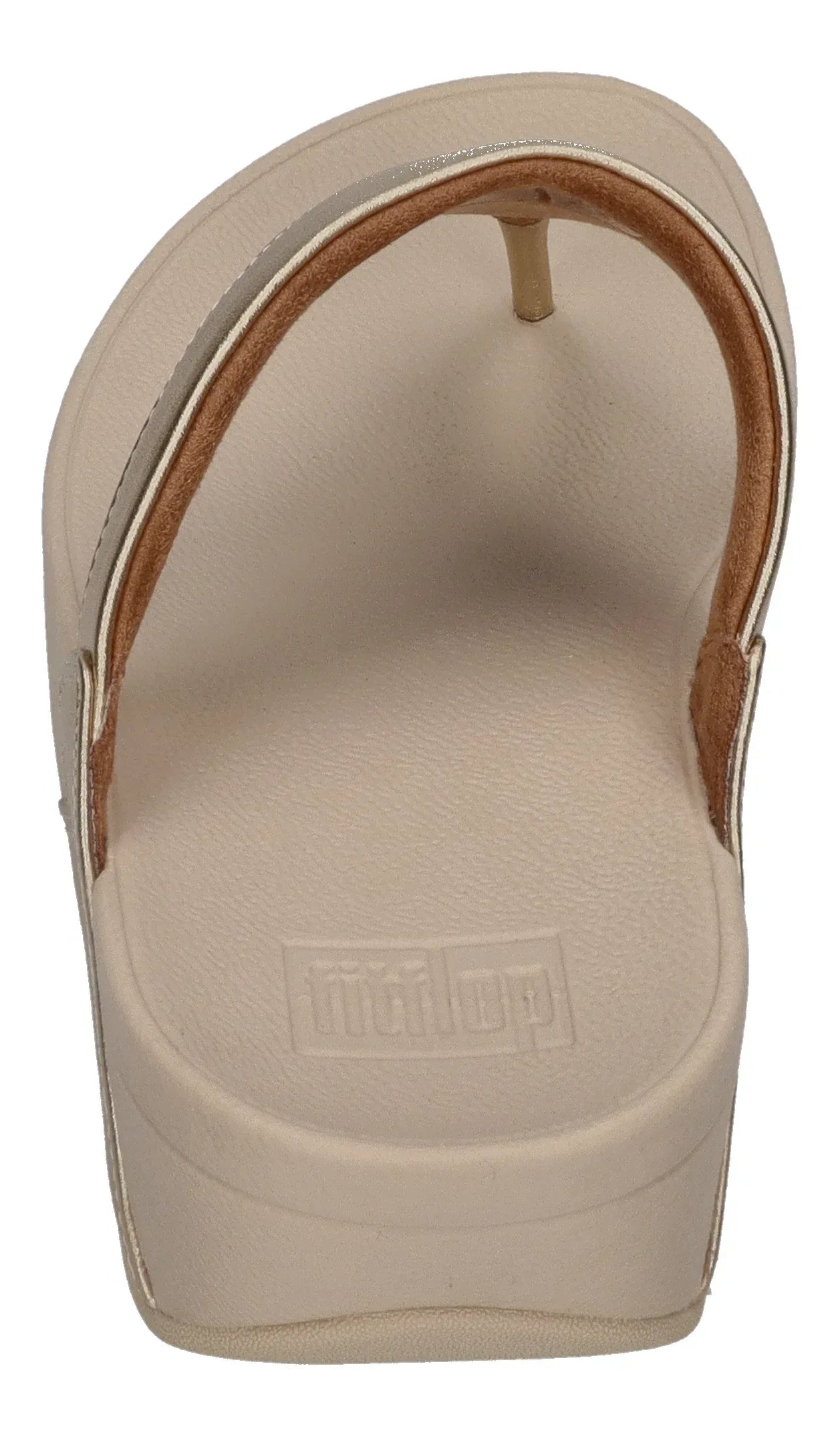 FITFLOP Zehentrenner LULU LEATHER TOE POST platino
