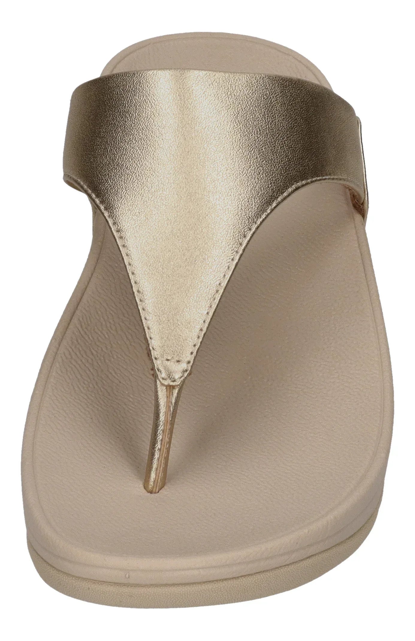 FITFLOP Zehentrenner LULU LEATHER TOE POST platino