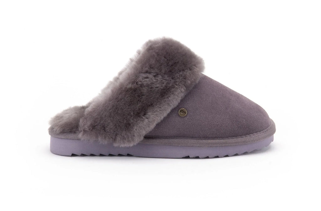 WARMBAT Damenschuhe Hausschuhe FLURRY SUEDE plum – Hausschuh - Lila | shoedealo.shop – Bild 6