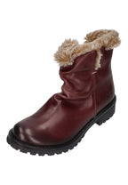 FELMINI Damenschuhe Stiefeletten CASTER E324 bordeaux bege